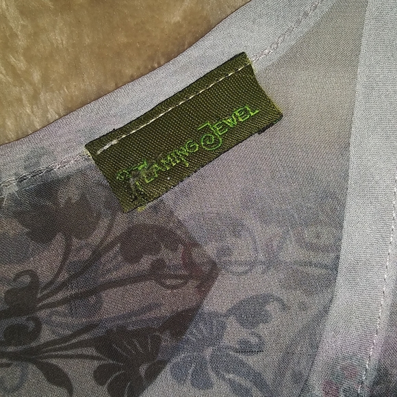 5 for 25 SHEER KIMONO STYLE TOP - Picture 4 of 4